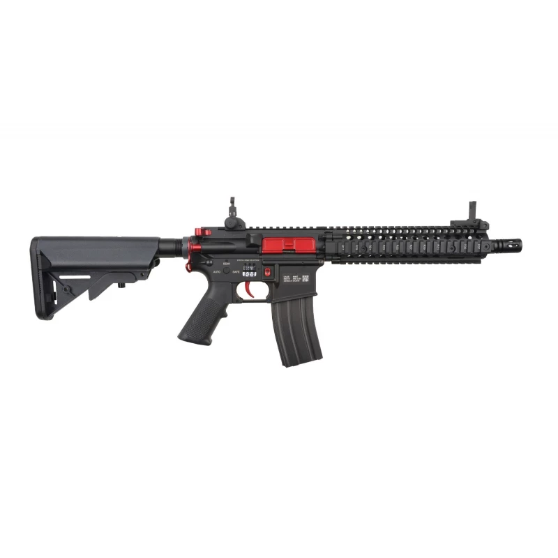 Specna Arms - SA MK18 (SA-A03 ONE™) - Black/Red | ANAREUS