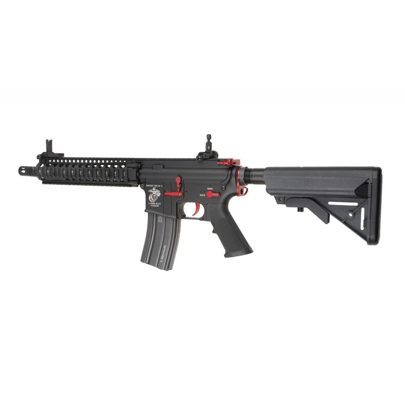 Specna Arms - SA MK18 (SA-A03 ONE™) - Black/Red | ANAREUS