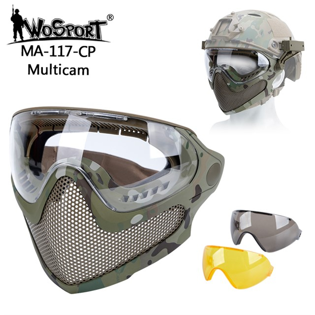 Wosport Pilot ochranná maska - MC