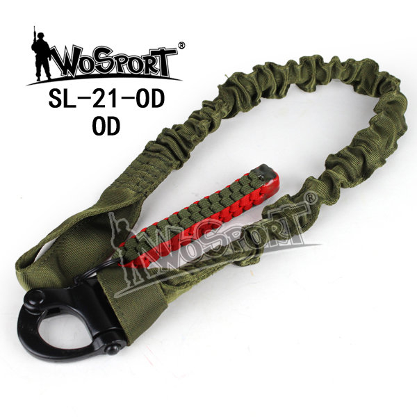 WST popruh SAFETY LANYARD Deluxe (replika) – Zelená