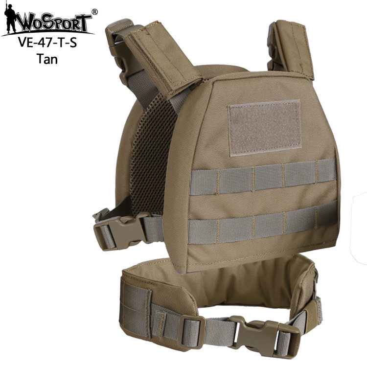 WST dětský MOLLE nosič plátů - Coyote