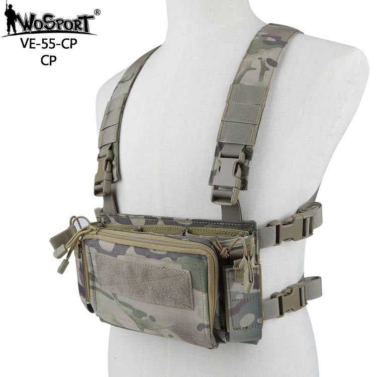 Wosport WST Taktický Chest rig D3CRM - Multicam