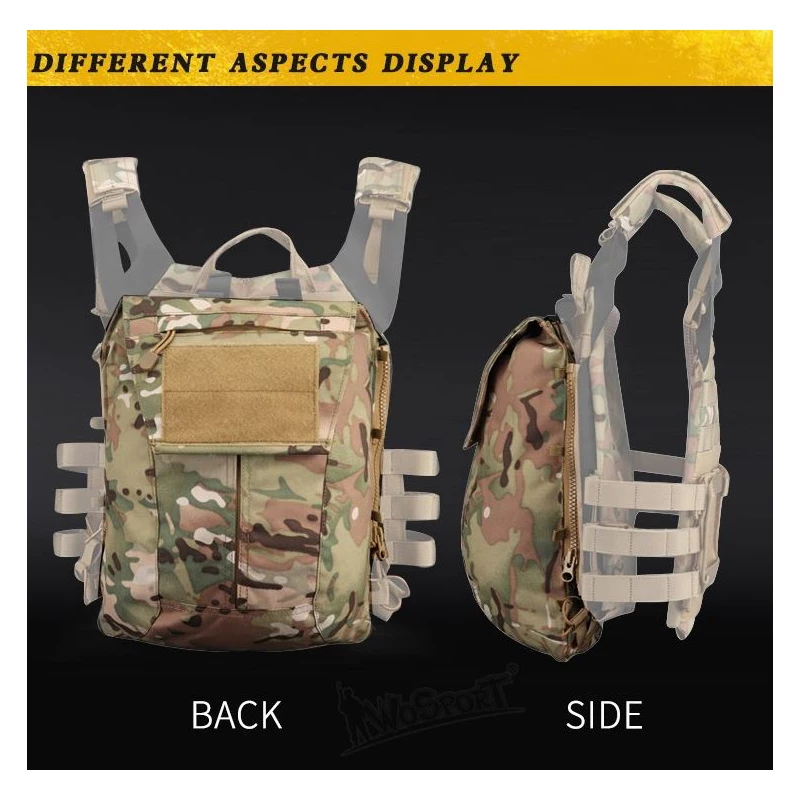 WoSporT - WoSporT JPC 2.0 Zipper Back Panel TYPE 1 – Multica | ANAREUS