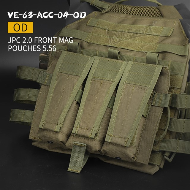 WST JPC 2.0 platforma na 3 zásobníky M4 (5.56) – Zelená
