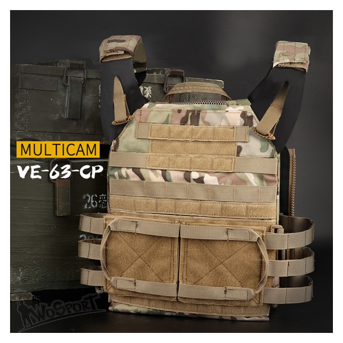 wosport jpc 2.0 マルチカム WoSporT - WoSporT JPC 2.0 MOLLE Plate Carrier – Multicam | A | ANAREUS
