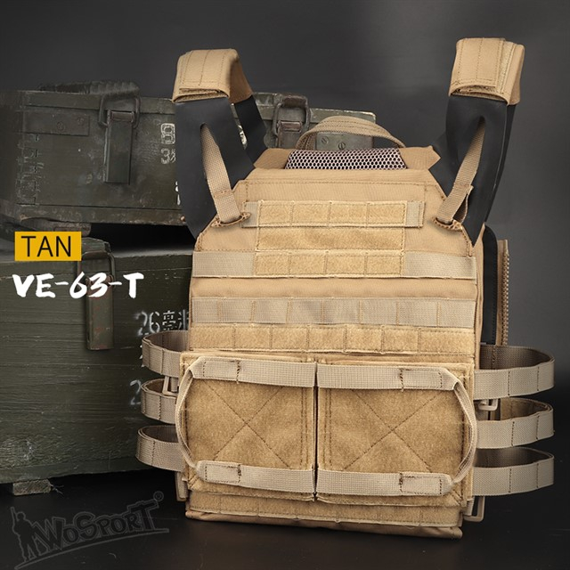 Wosport Vesta plate carrier JPC 2.0 - písková