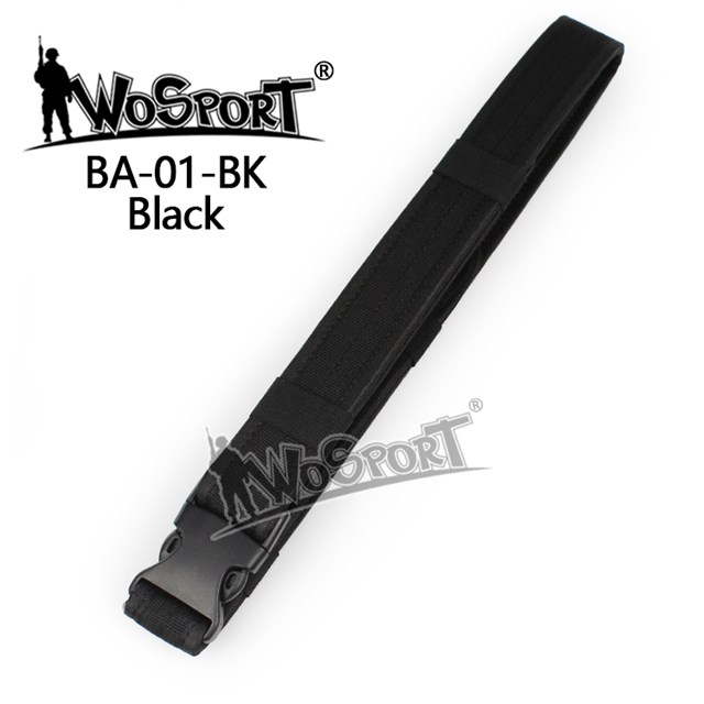 WST BDU služební 40mm opasek BA01 – Černá