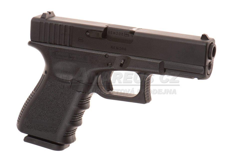 Levně UMAREX Glock 19 Gen3 - kovový závěr, blowback - černý (Glock Licensed)
