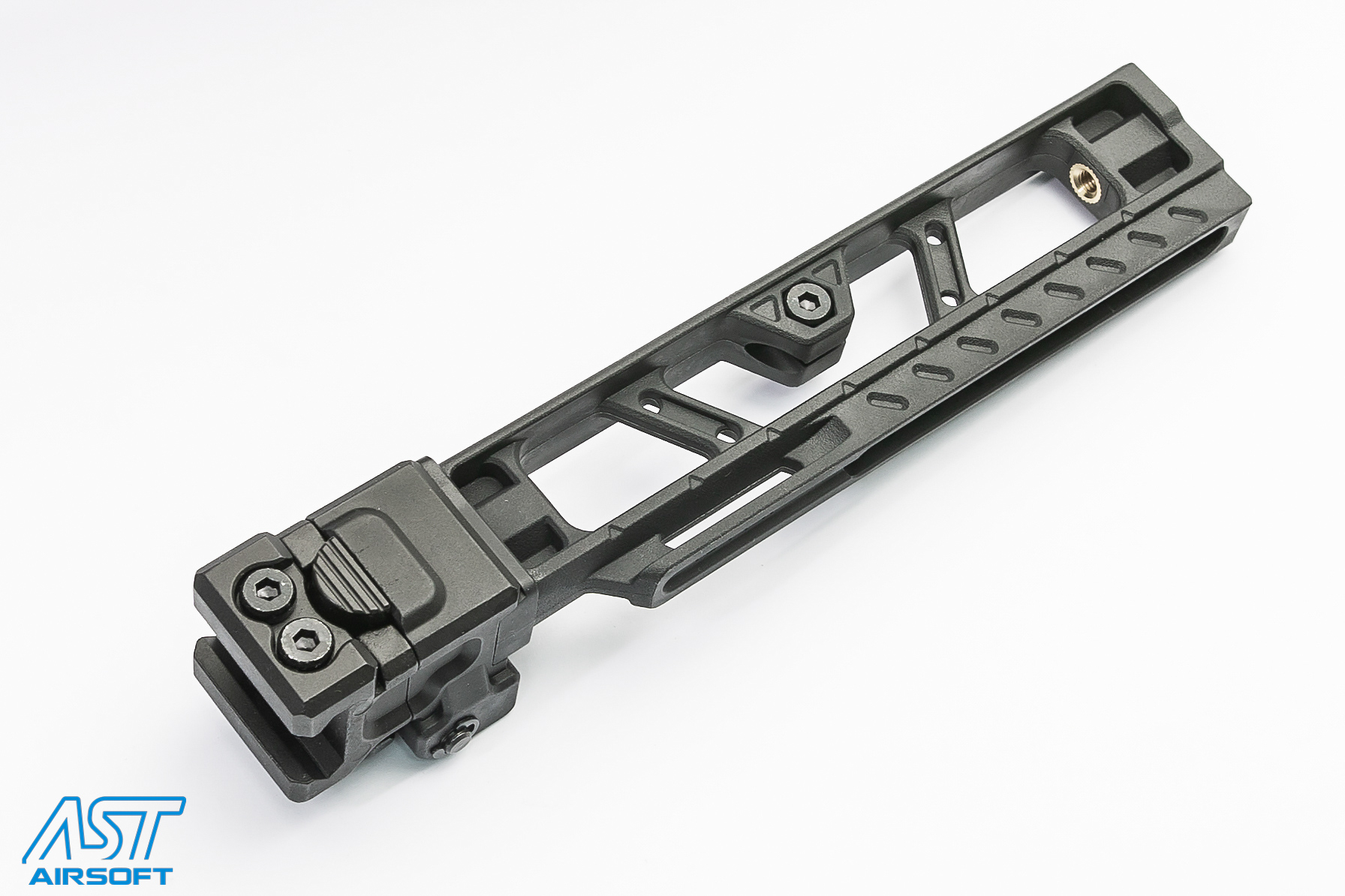 Maple Leaf ML CNC sklopný tubus pažby M4 / AR15 na RIS lištu a MLC-S2 VSR kit - Černá