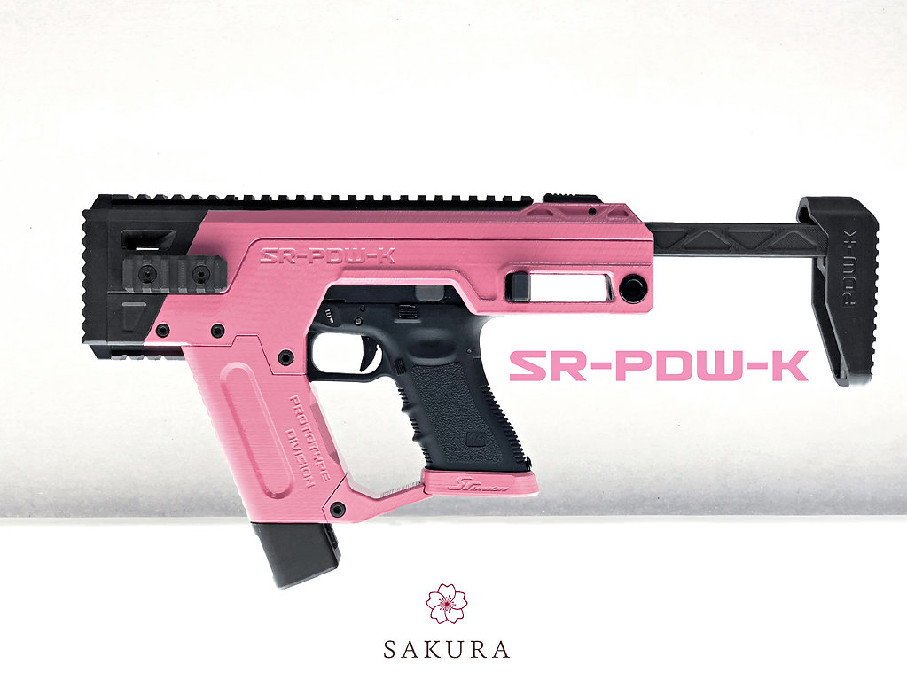 SRU SRU - Airsoft PDW-K Conversion Kit pro Glock - Růžový