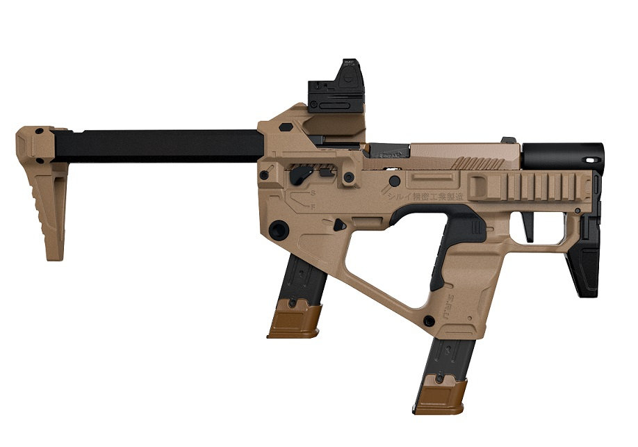 SRU - Airsoft PDW P320 Conversion Kit pro WE F17/F18 - Pískový