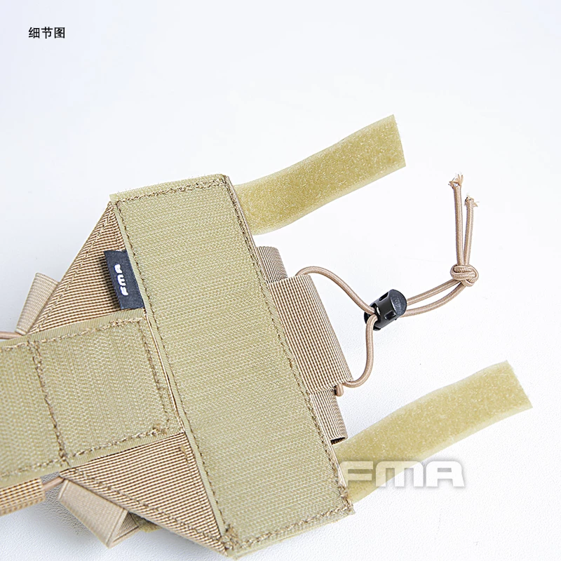 FMA Tactical Helmet Cover Weight Pouch Elastic Battery Case Bag