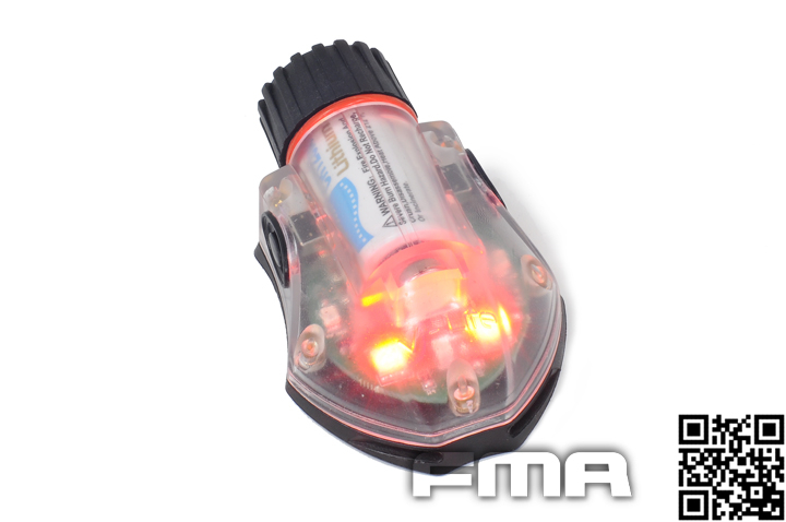 FMA poziční světlo MANTA Strobe, IR/červená - Černá