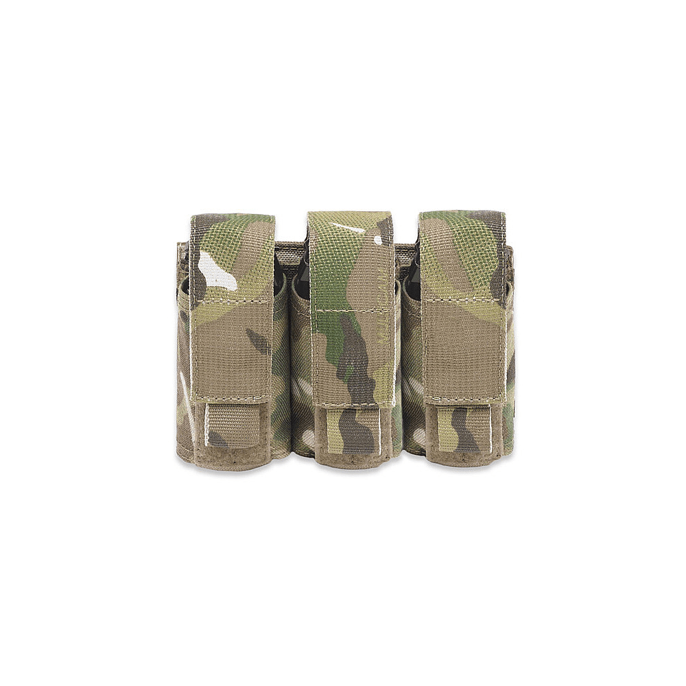 Warrior Assault Systems Sumka na tři granáty 40 mm, suchý zip, Multicam