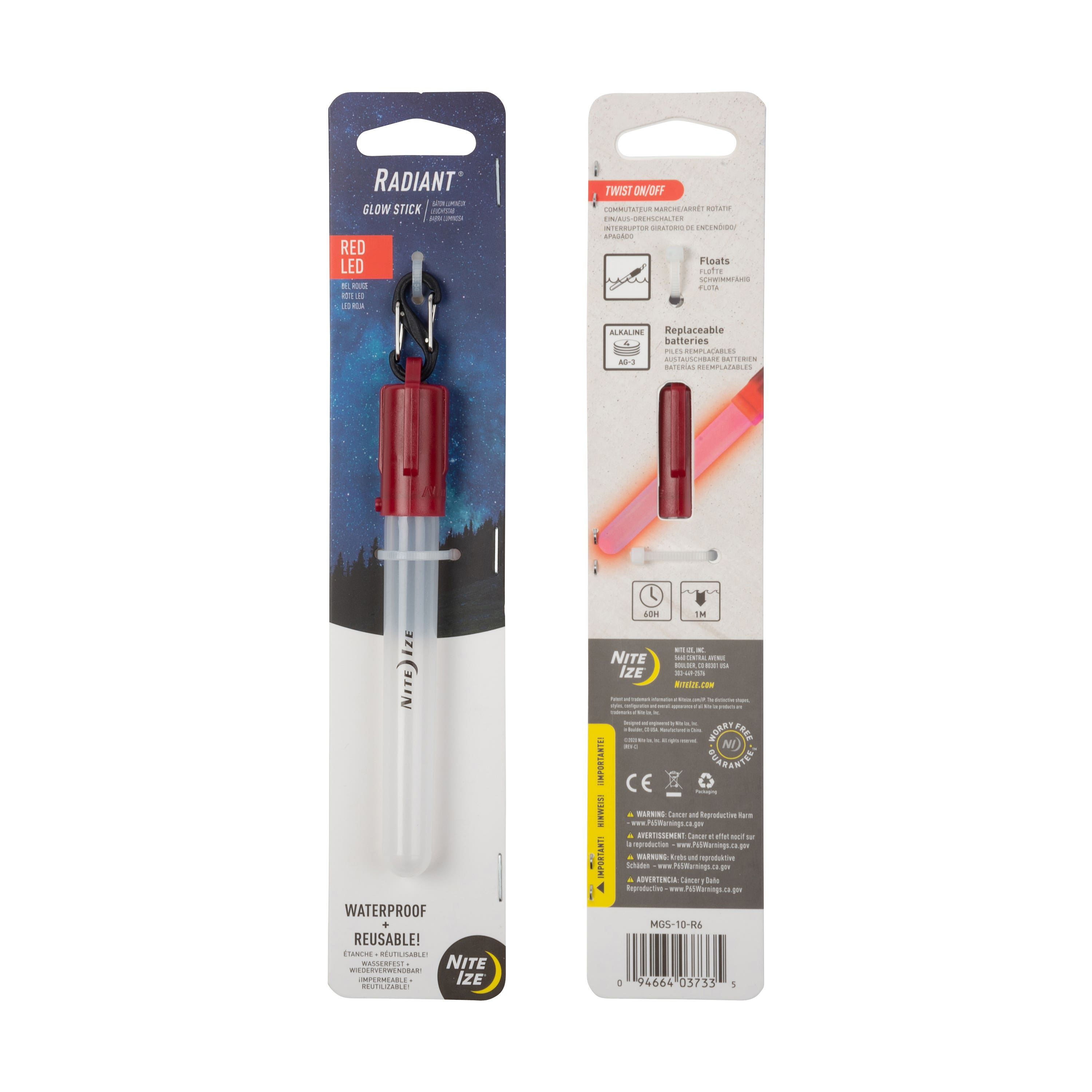 Signalizační světlo Nite Ize led mini Glowstick - červené