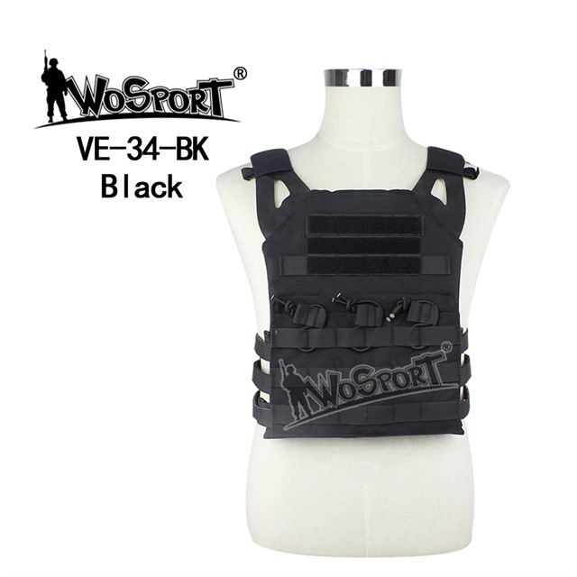 Wosport Vesta taktická plate carrier JPC - černá