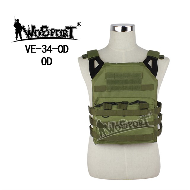 Wosport Vesta taktická plate carrier JPC - zelená