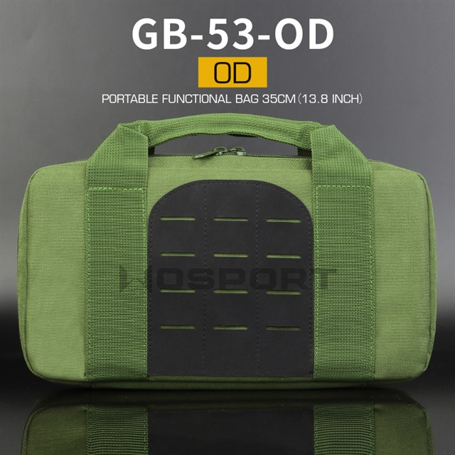 Wosport Brašna Laser Molle na pistoli - 35cm - zelená