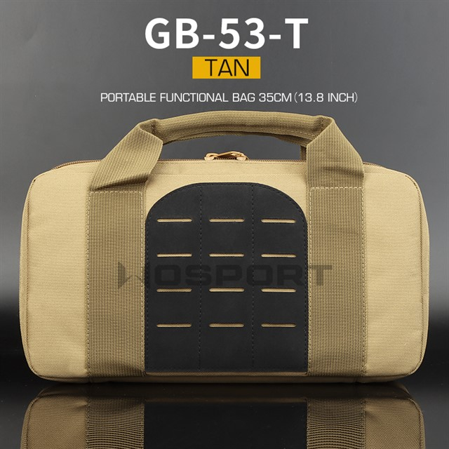 Wosport Brašna Laser Molle na pistoli - 35cm - písková