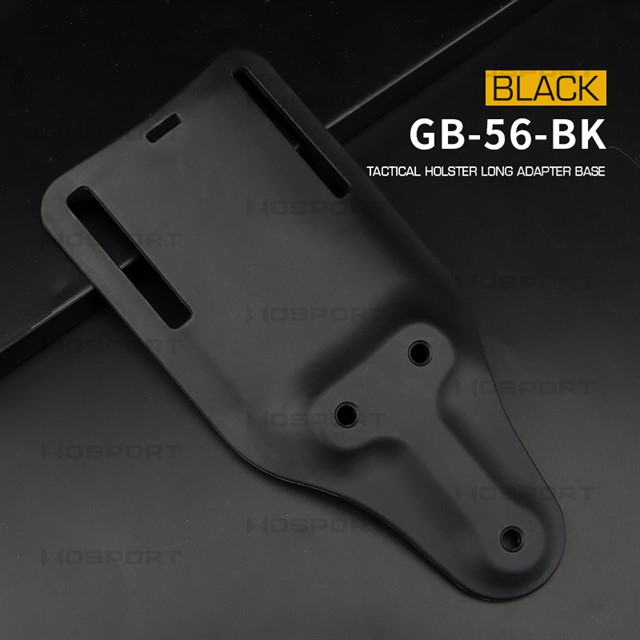 Wosport Snížená opasková platforma pro holster - černý