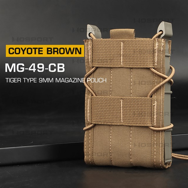 WST MOLLE sumka TIGER na zásobník M4 / AR15 (5.56) – Coyote