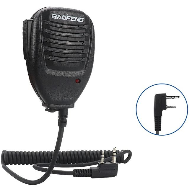 Levně BAOFENG Externí mikrofon/reproduktor pro BAOFENG - Kenwood 2-pin