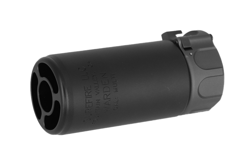 Angry Gun QD tlumič WARDEN BLAST s ražením, 14- mm (CCW) - Černá