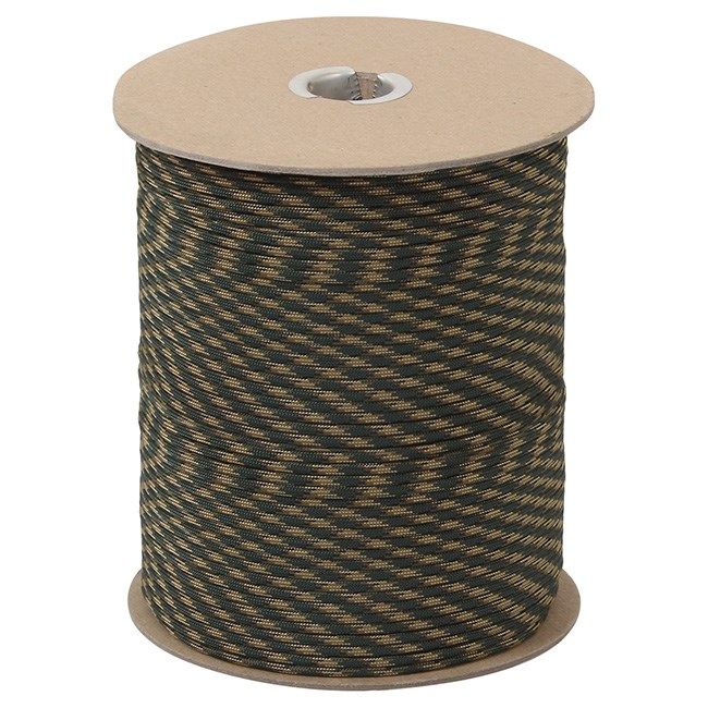 Parašňůra - paracord 100cm, Woodland