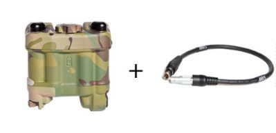 FMA PVS-31 NVG funkční bateriové pouzdro s IR majákem - MC
