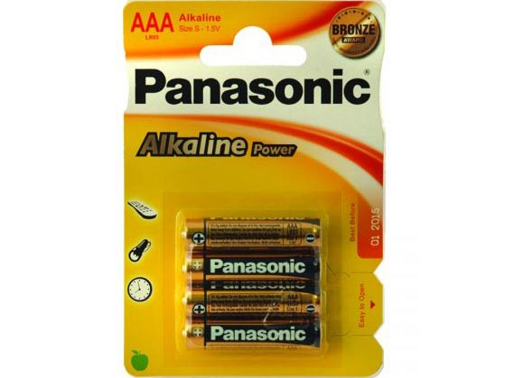 Panasonic Baterie Panasonic 1,5V AAA - Alkalická