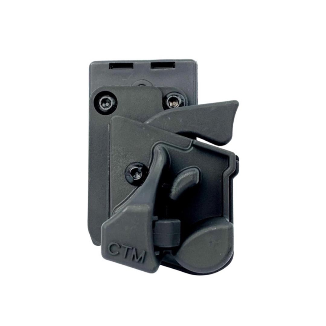 Levně CTM TAC CTM Opaskové plastové pouzdro / holster pro AAP01 - Černé