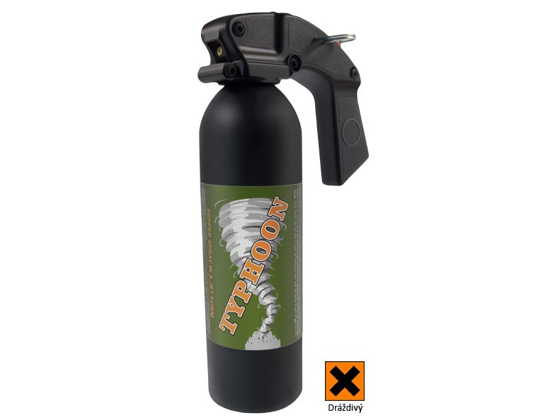 ESP ESP davový pepřový sprej TYPHOON 400 ml  - Černá
