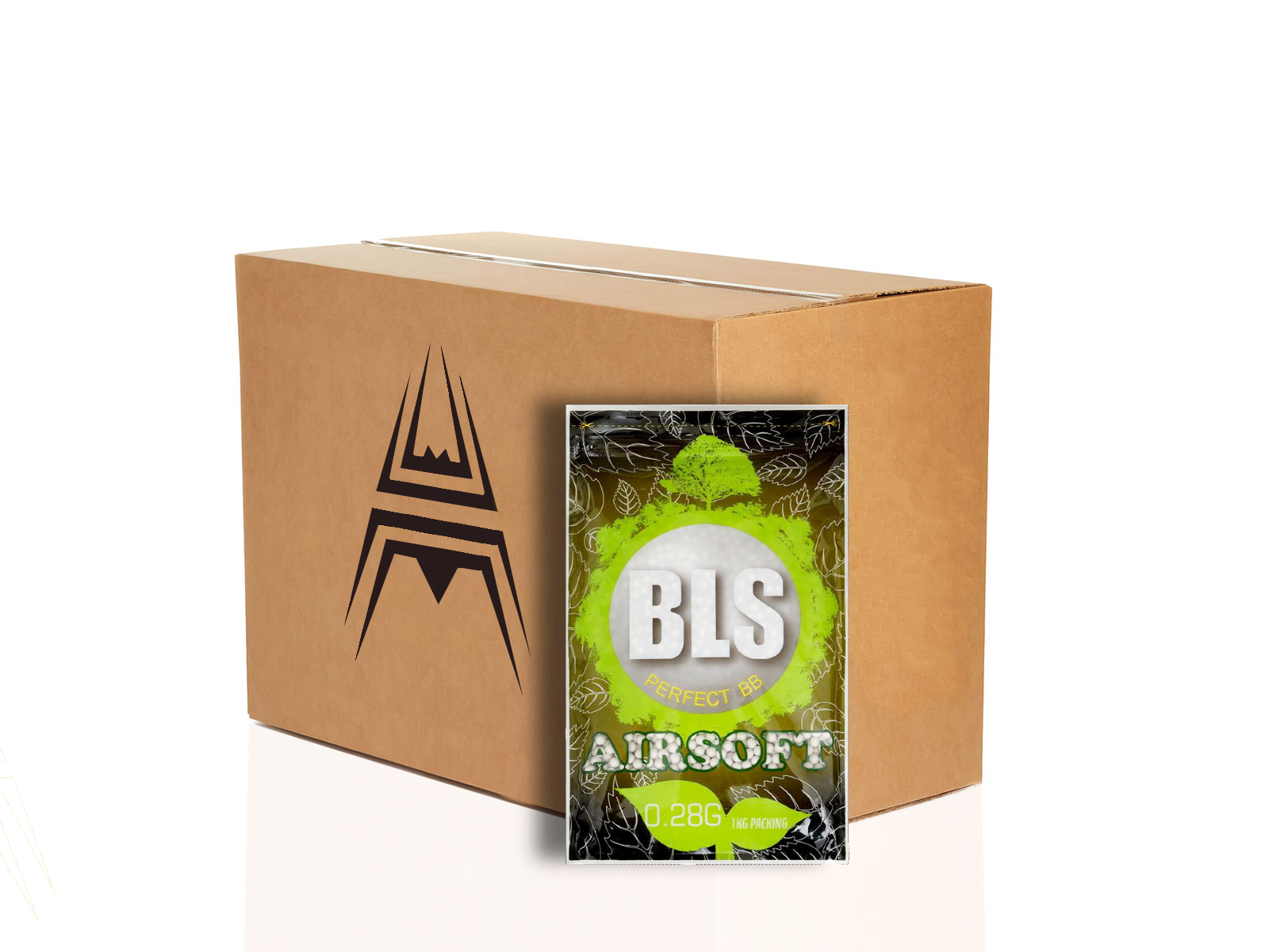 Levně BLS 20x kuličky BLS BIO 0,28g, 3500 BBs - Bílé (krabice)