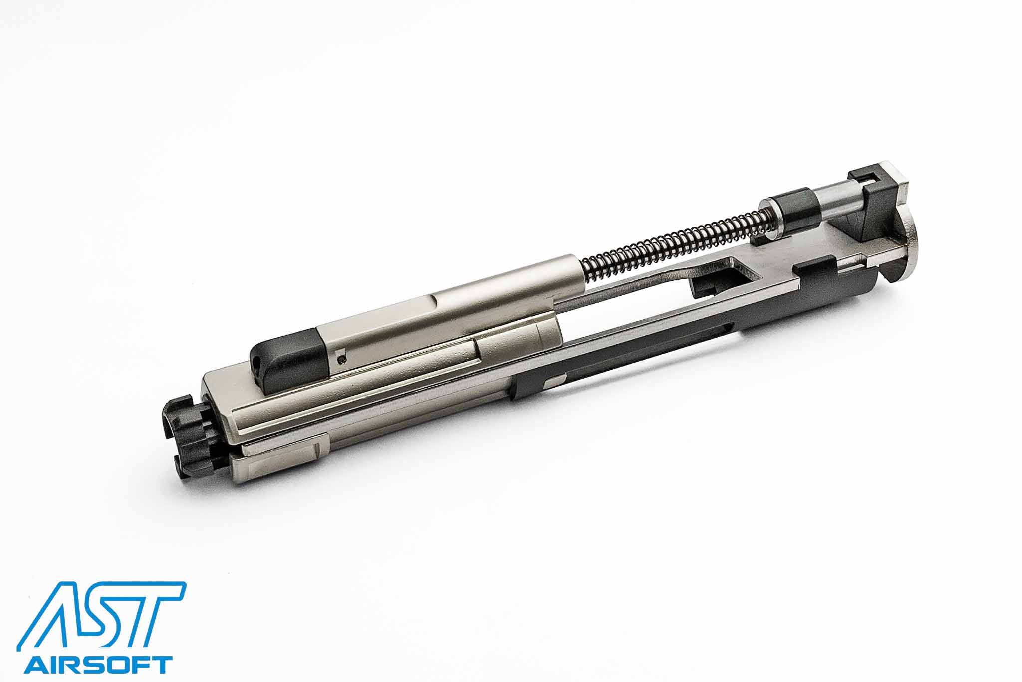 ML Hummingbird Short-Stroke kompletní závěr s tryskou pro GHK M4 GBB - Stříbrná
