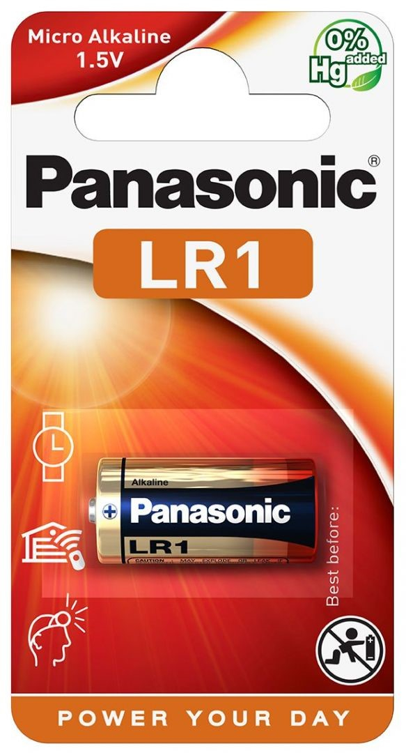 Panasonic Baterie Panasonic LR1 Micro Alkaline 1,5V