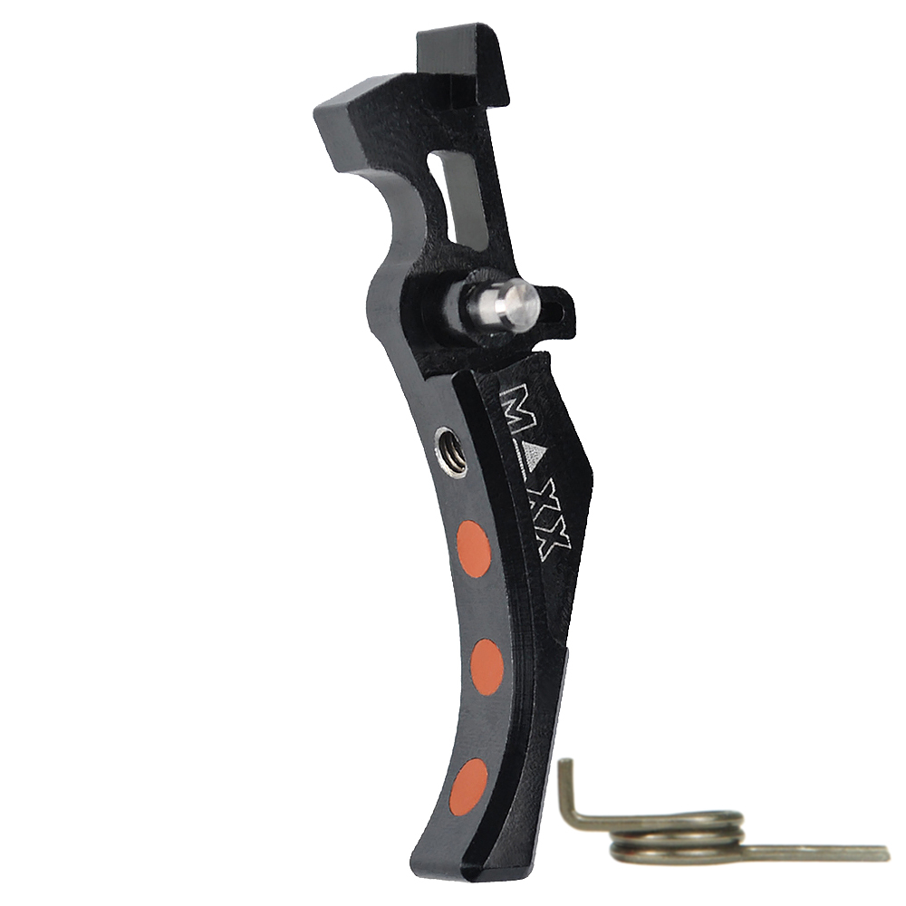 Hliníková CNC ADVANCED spoušť pro M4/M16 - TYPE D, černá