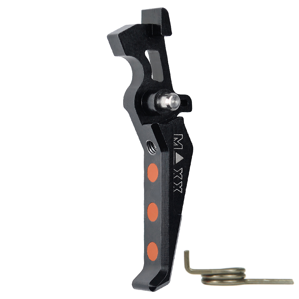 Hliníková CNC ADVANCED spoušť pro M4/M16 - TYPE E, černá