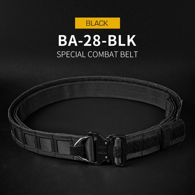 WST střelecký MOLLE opasek SPECIAL COMBAT BELT – Černá