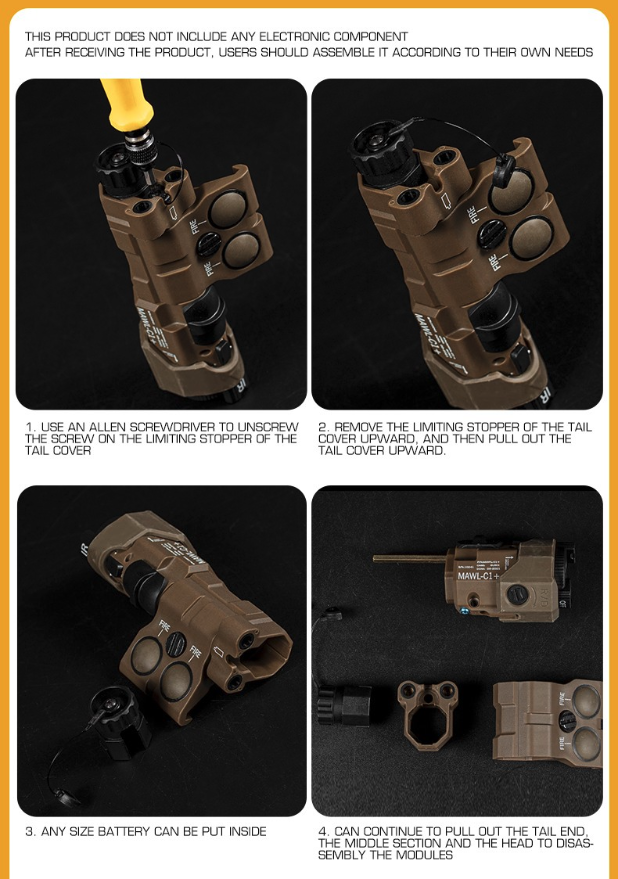 Wosport Box na baterii MAWL-C1 - Písková