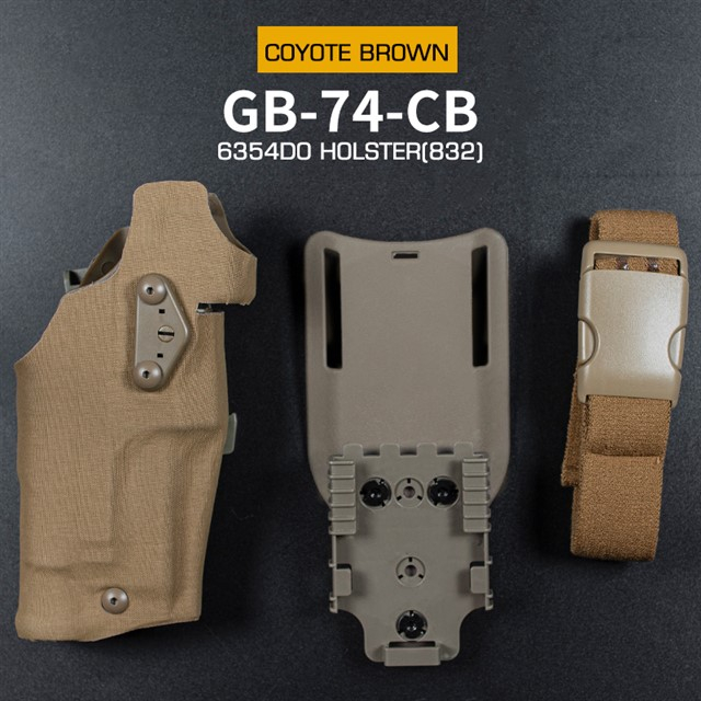 WST pouzdro 6354 DO Glock 17 se svítilnou X300, pro praváky – Coyote