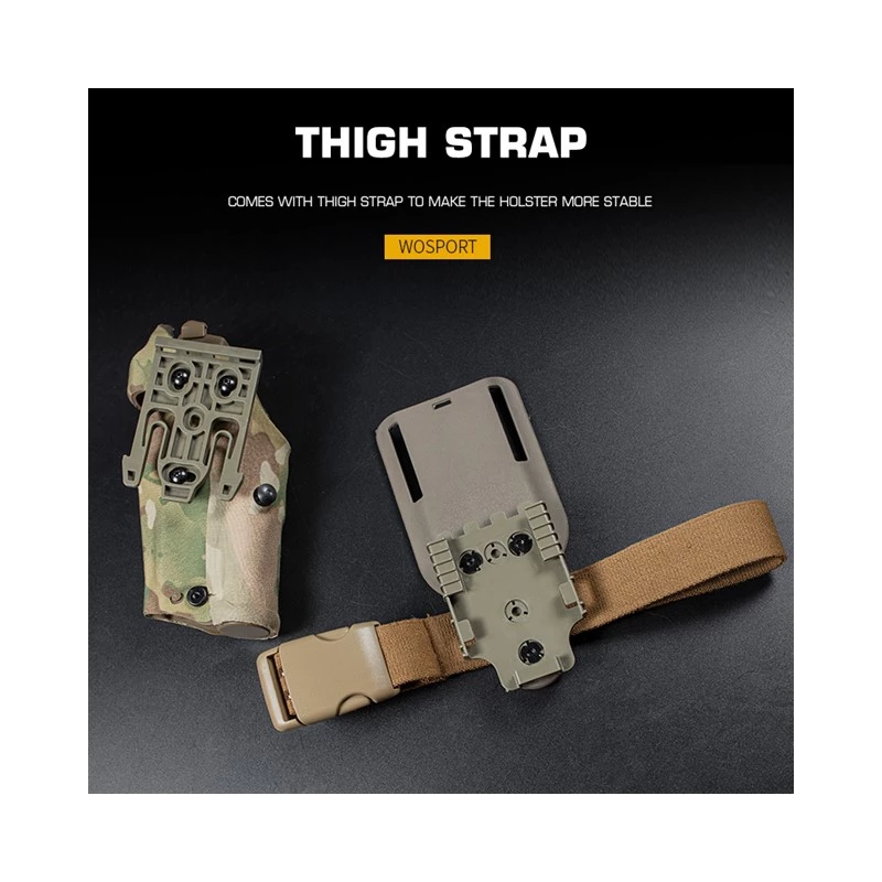 Étui Tactique Nylon Pour Glock 17/19 Avec Lampe X300/X300U - Neuf Sous Emballage - Léger Et étanche