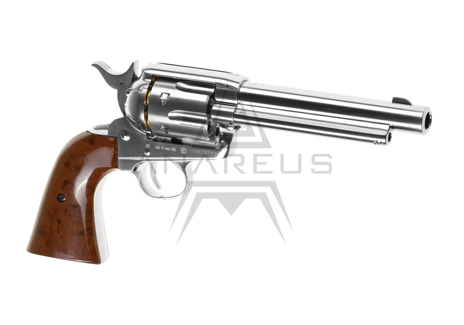 Levně Legends Revolver Western Cowboy 6mm Co2 - Nickel