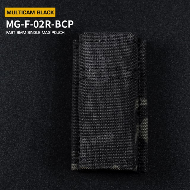 Levně Wosport FAST type MOLLE sumka na 9mm pistolové zásobníky - MC Black
