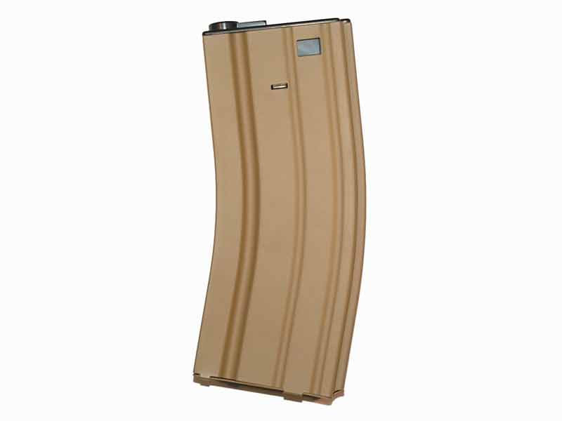 CYMA Zásobník M4/M16 na 150 ran, tlačný - pískový