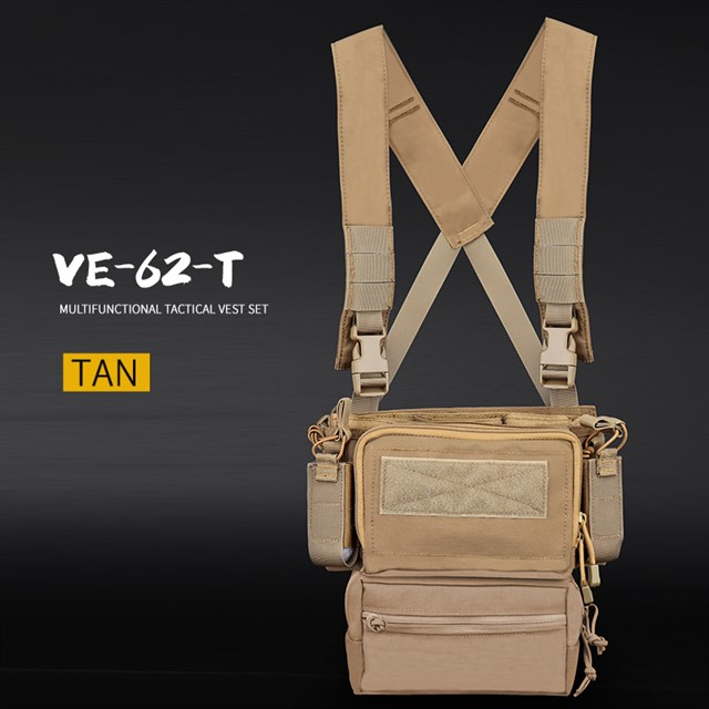 WST taktický chest rig D3TMVS – Coyote