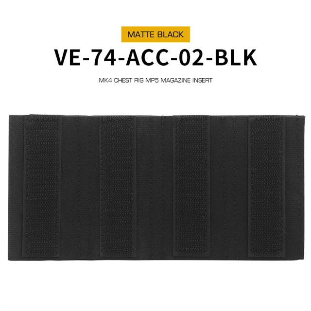 Wosport Insert MK4 na 4x samopalové zásobníky MP5 - černý