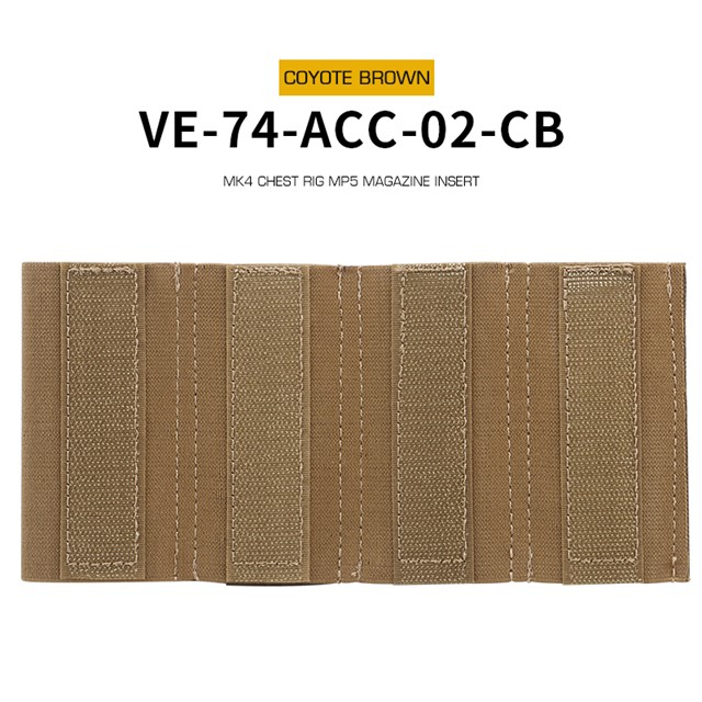 Wosport Insert MK4 na 4x samopalové zásobníky MP5 - coyote