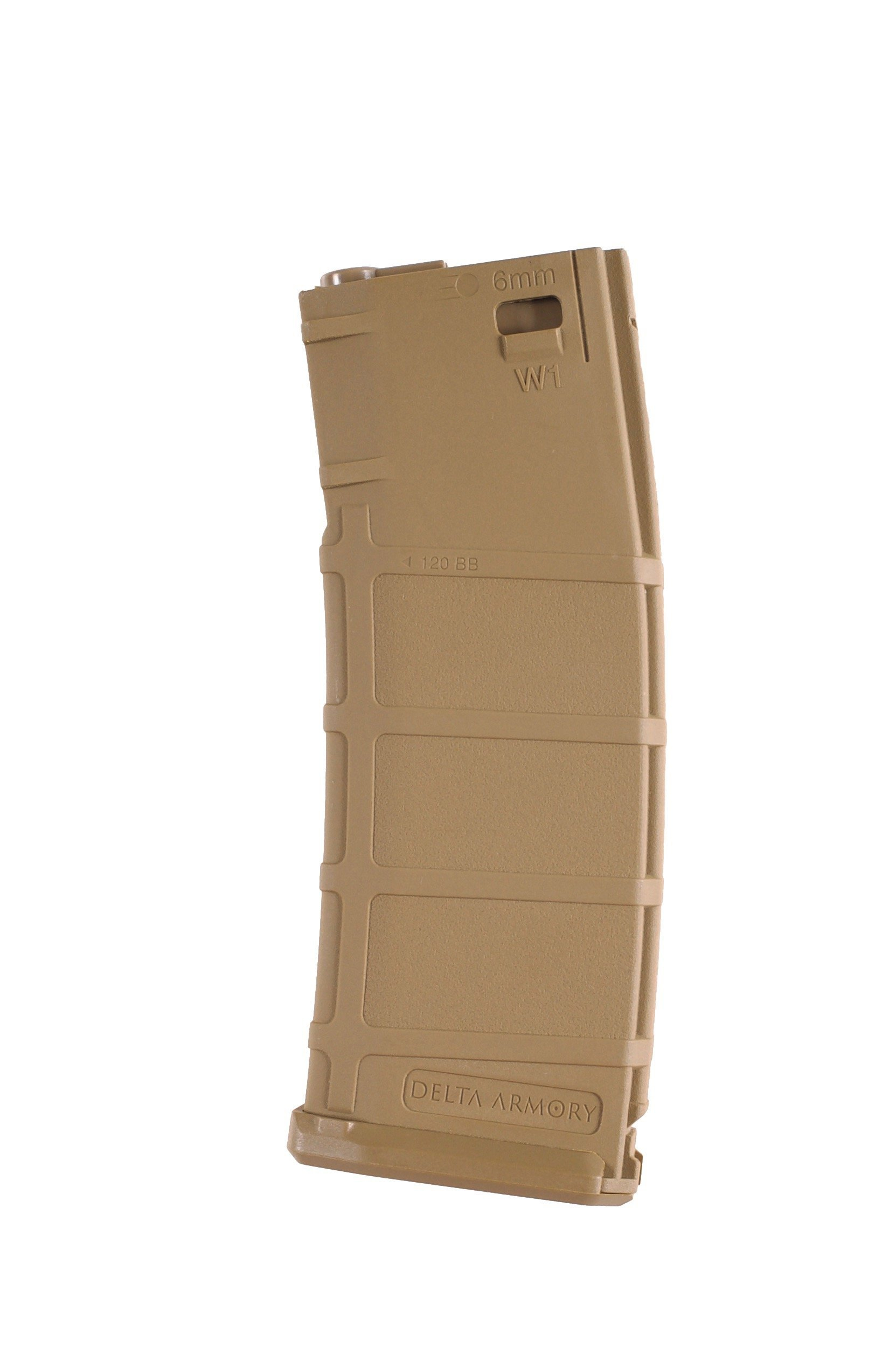 Delta Armory tlačný zásobník M4 / AR15 DMAG, 120 BBs – Písková