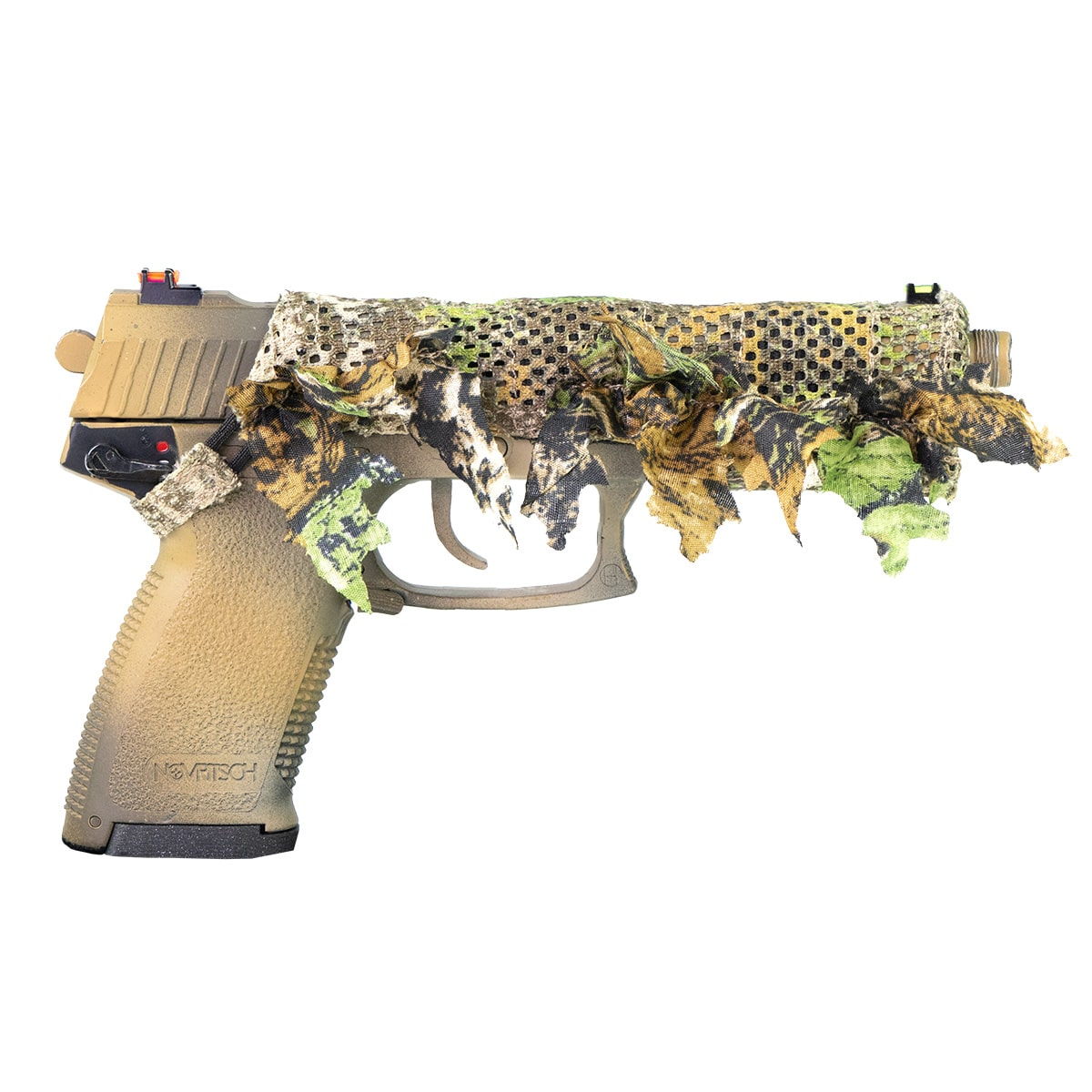 Novritsch maskovací potah na pistoli SSX23 / MK23 - Amber