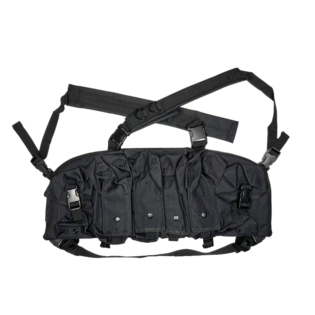 Wosport WST Bandalír/Chest Rig KINGRIN pro AK - Černý